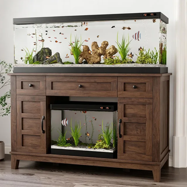 Fish Tank 20-55 gallon 1400lbs brown
