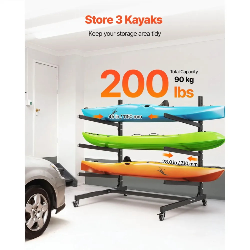 Kayak Storage 200 lbs adjustable 16.1"