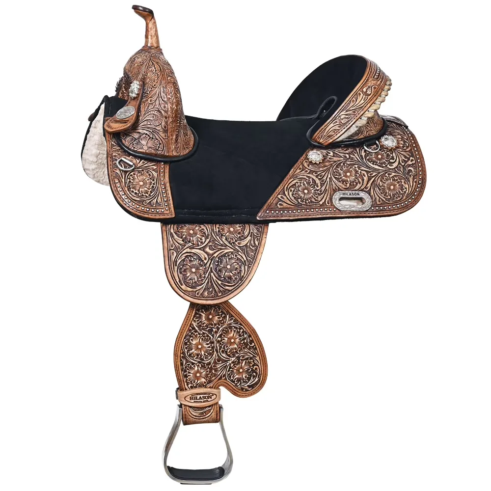 Leather Saddle 16" brown 21 lbs