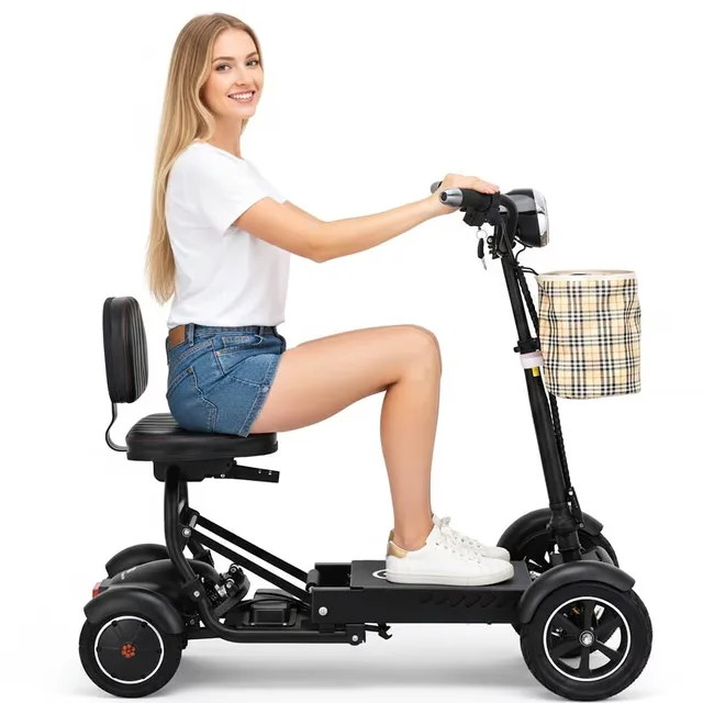 Scooter foldable black 240v