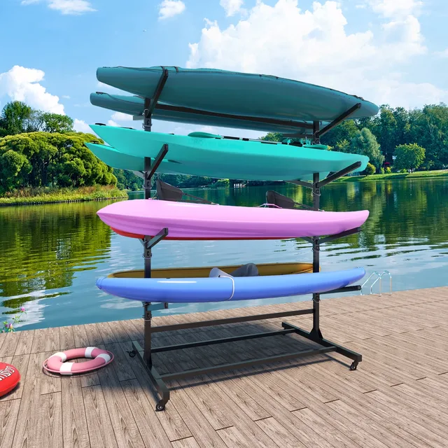 Kayak Storage 80 inch black 800 lb