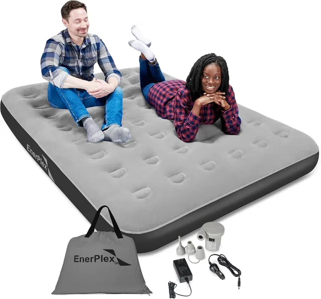 Air Mattress portable grey