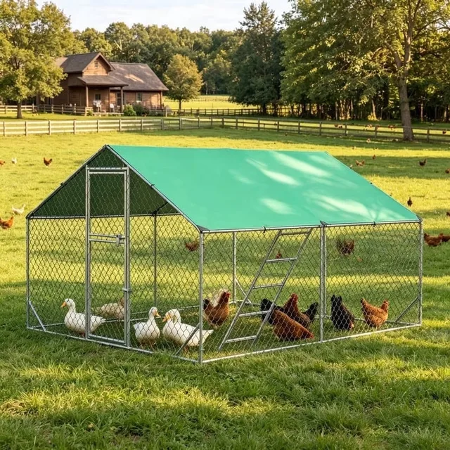 Chicken Coop 4ft 141.73" 110.23"