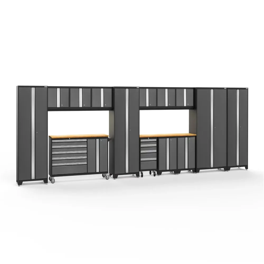 Cabinet led red gray