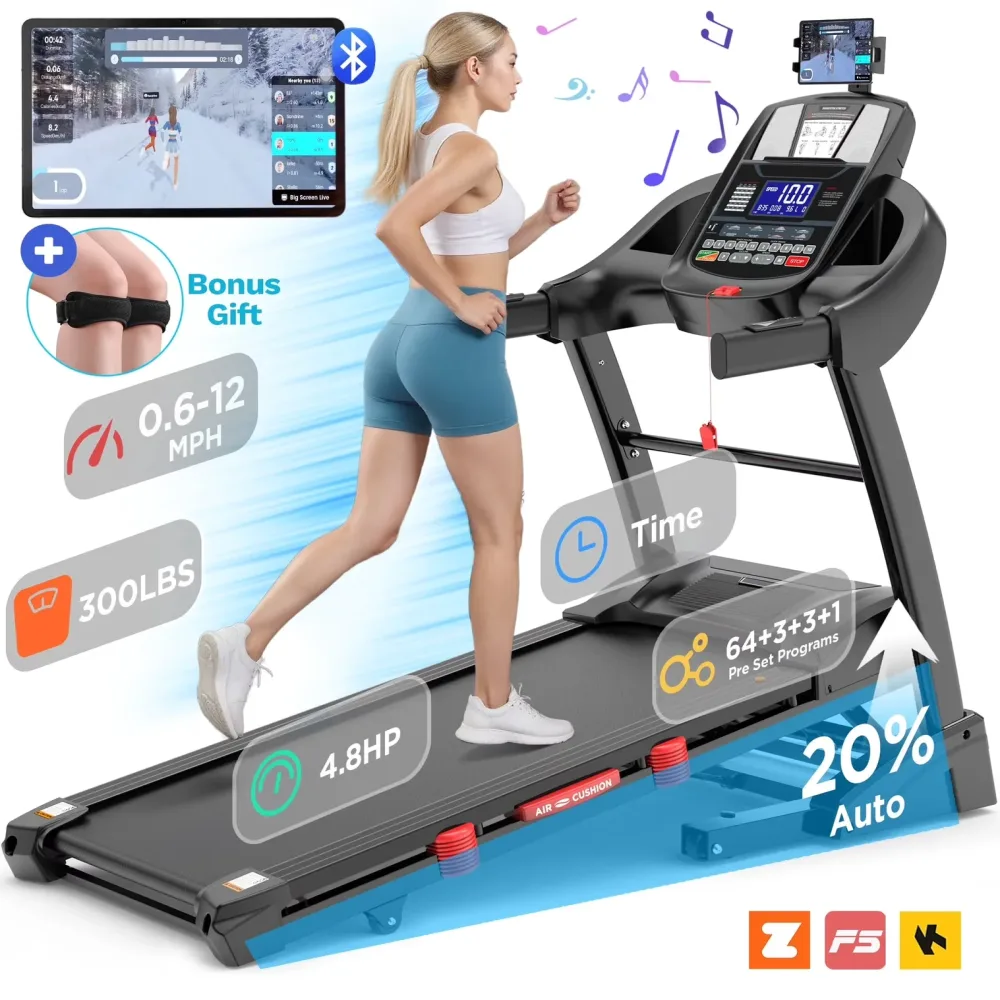 Treadmill 4.5hp 300 lb folding