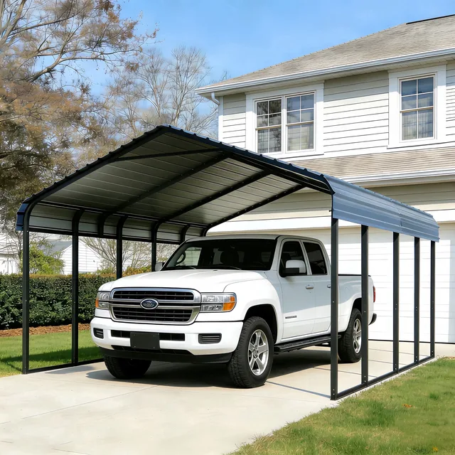 Metal Carport 12' 20' 9.5 ft