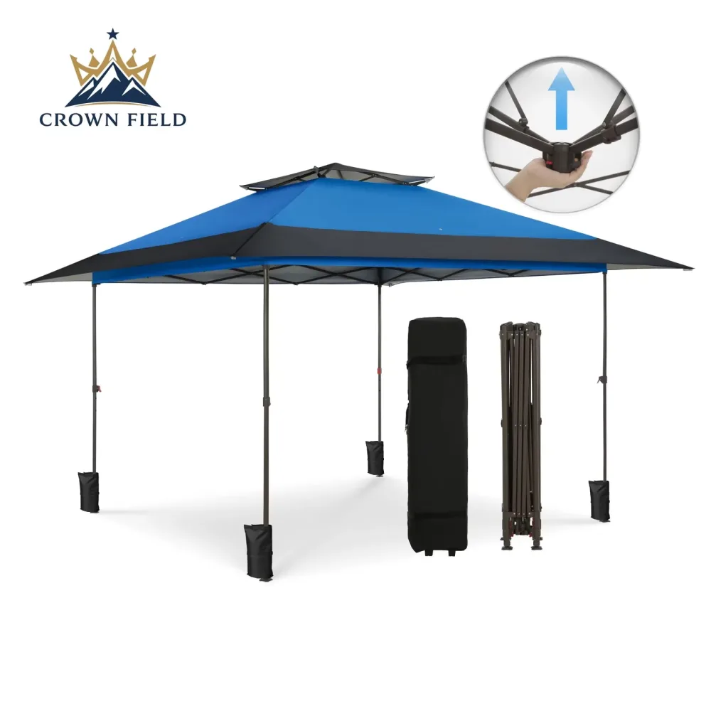 Canopy Shelter 13 ft brown blue