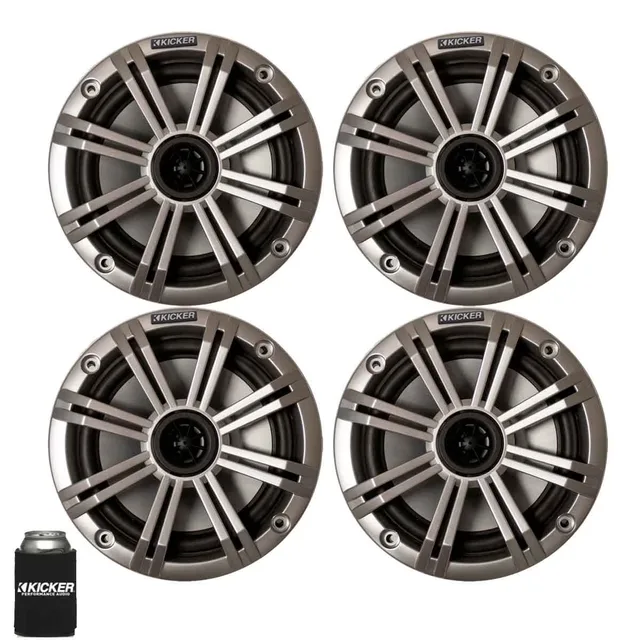 Speaker 6.5" 2 pairs silver