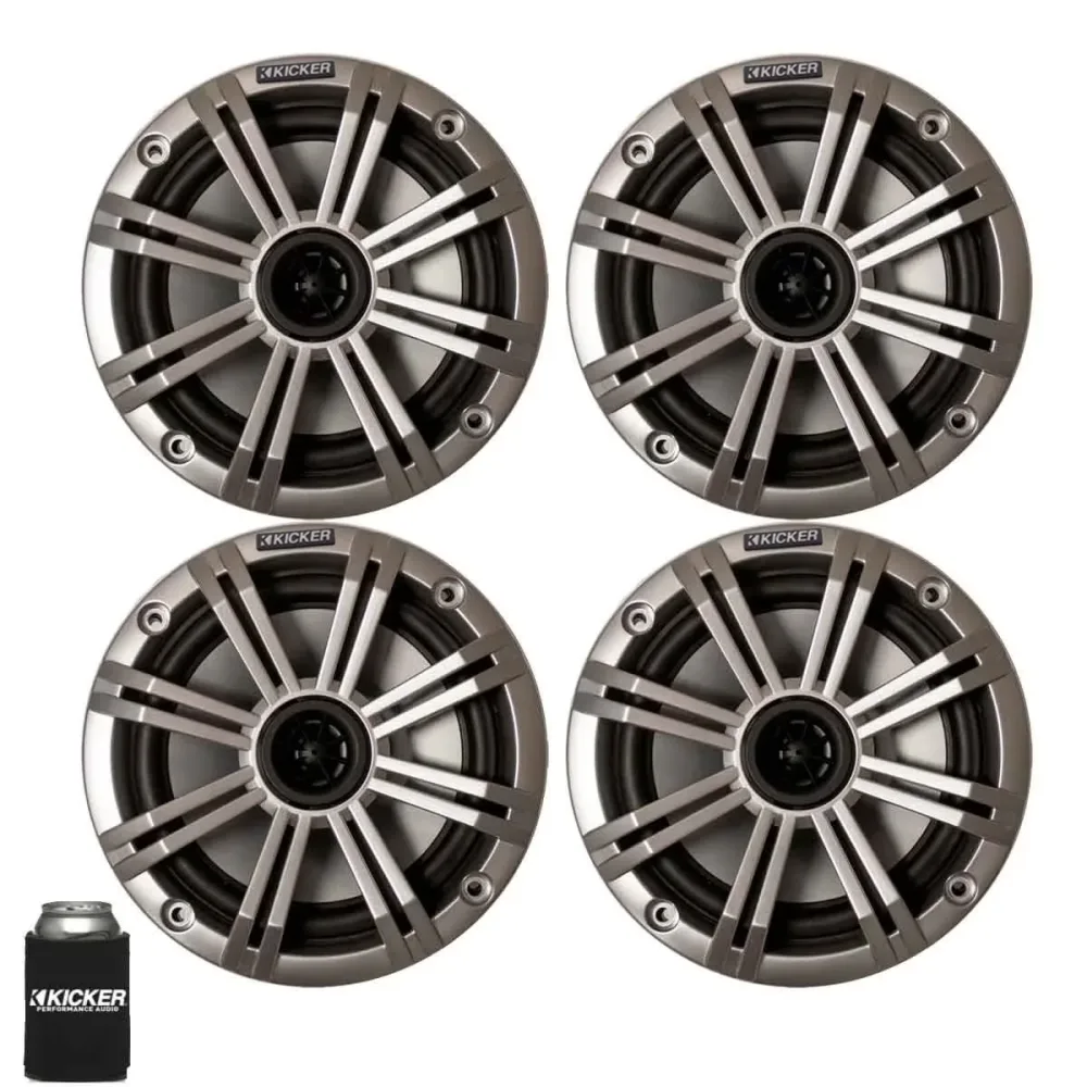 Speaker 6.5" 2 pairs silver