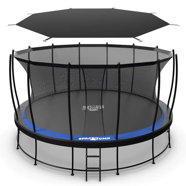Backyard Play 16' black heavy-duty