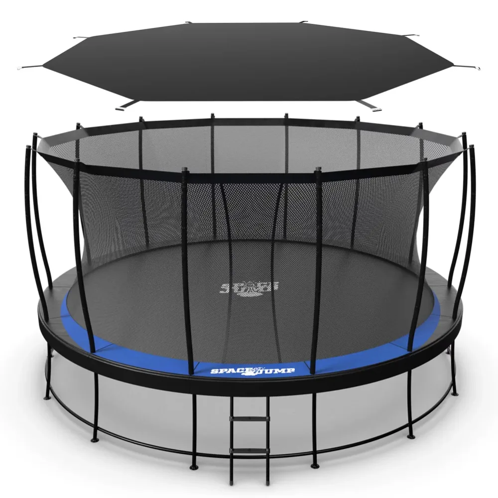 Backyard Play 16' black heavy-duty