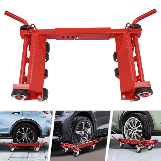 Moving 200 lb adjustable red