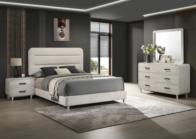 Bedroom white 82.7" 84.5"