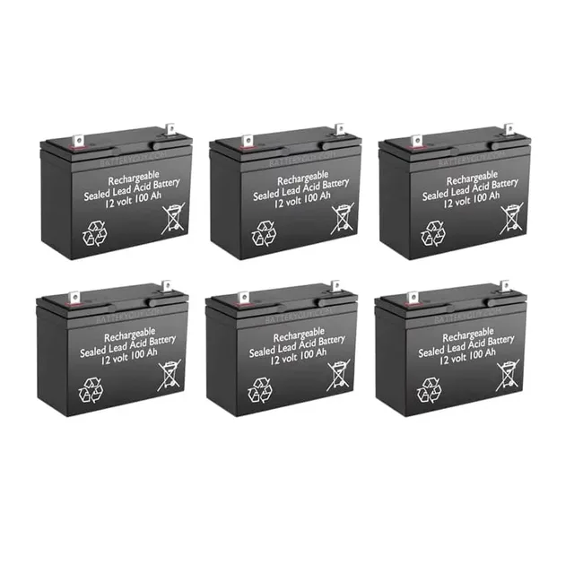 Batteries 6 pack rechargeable
