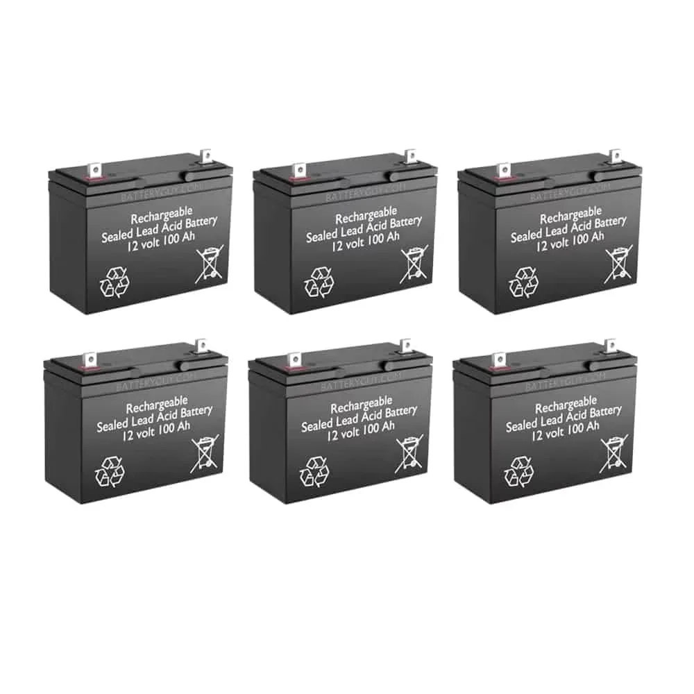 Batteries 6 pack rechargeable