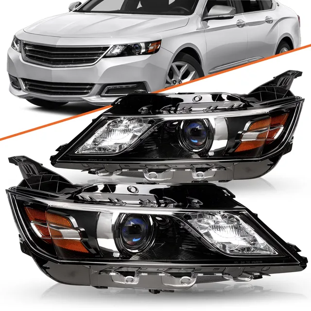 Halogen Projector black 1 pair