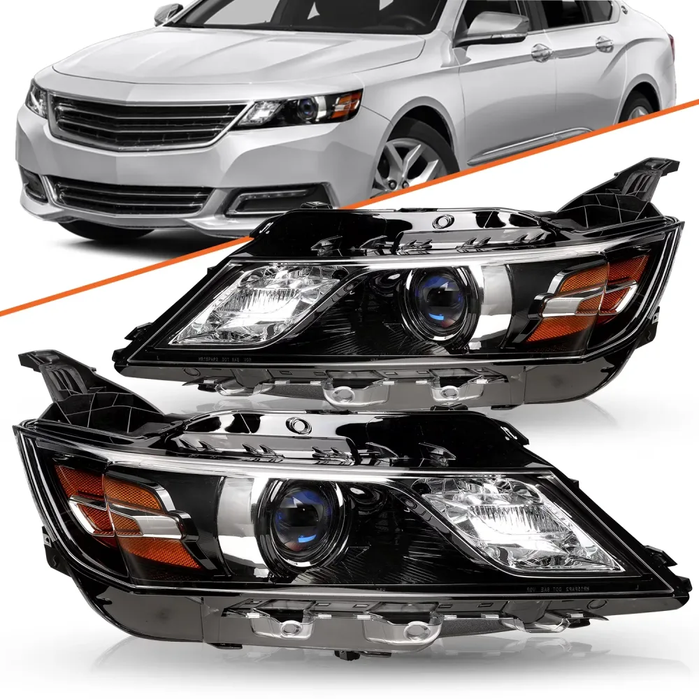 Halogen Projector black 1 pair