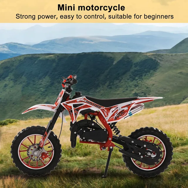 Dirt Bike red 10 inch 47.2 inches