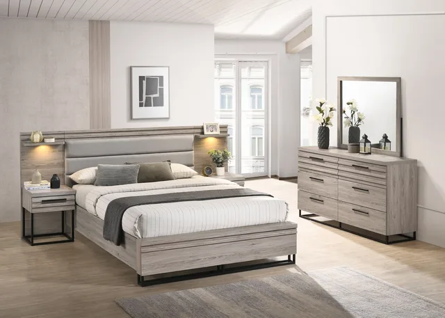Roundhill Furniture gray 99.8" 87.75"