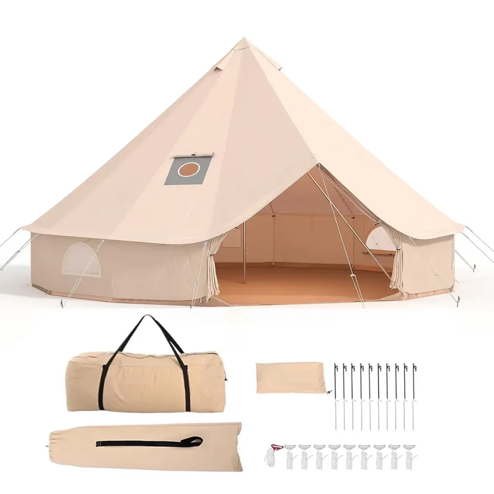 Bell Tent 10' 4 person beige