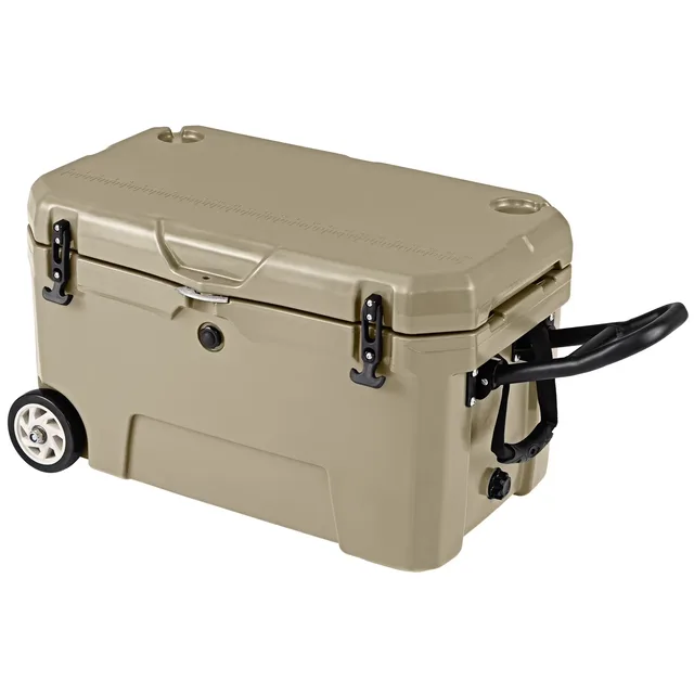 Hard Cooler 52 quart portable yellow