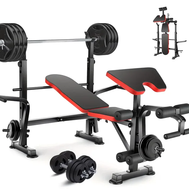 Weight Bench adjustable black