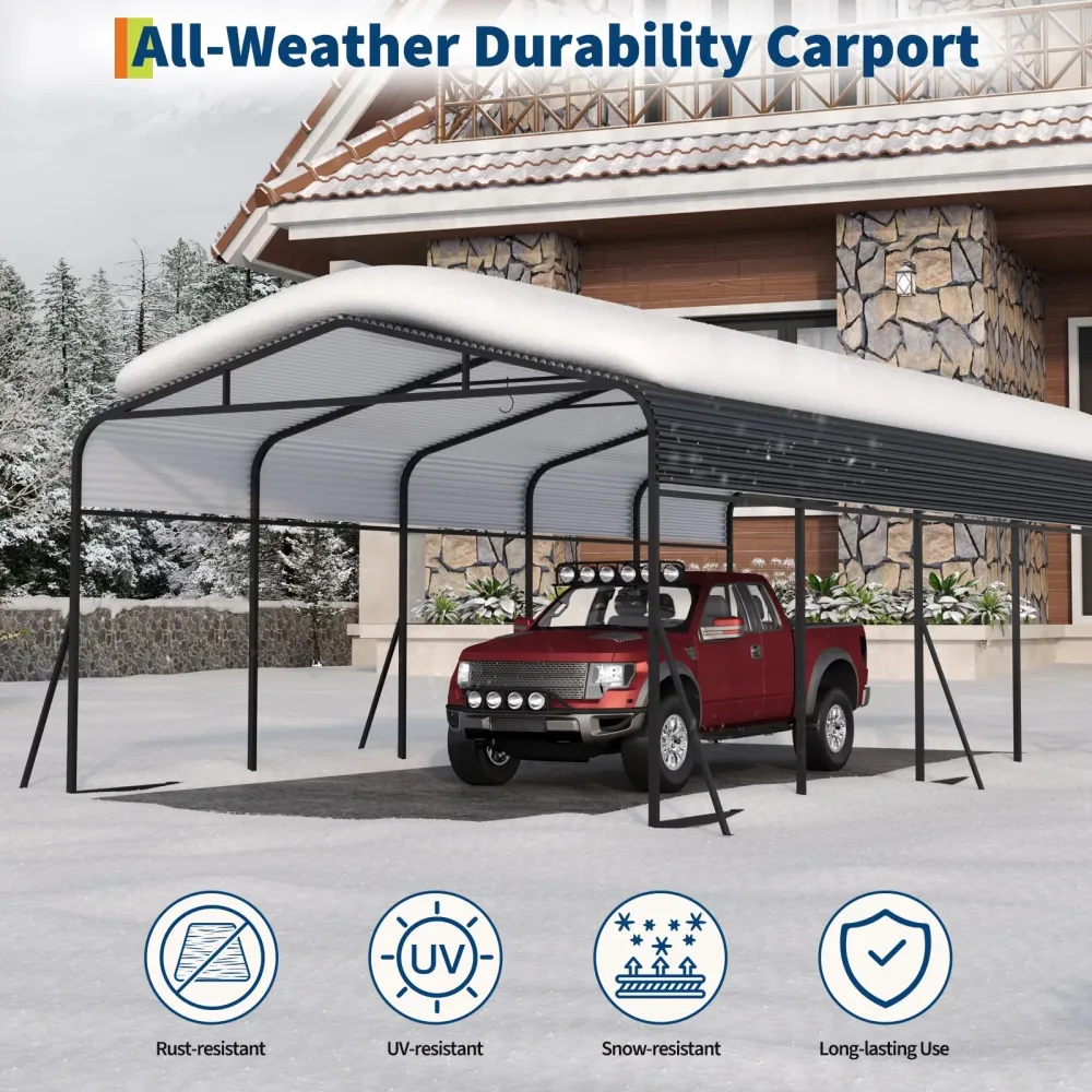Canopies & Utility 26ft gray heavy-duty
