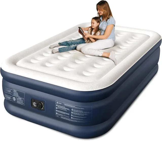 Air Mattress 18 inch 600 lb blue
