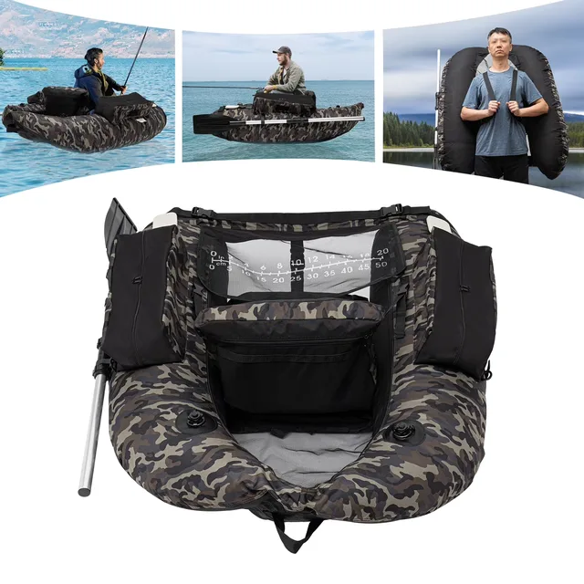 Inflatable Fishing 286.6 lbs portable adjustable