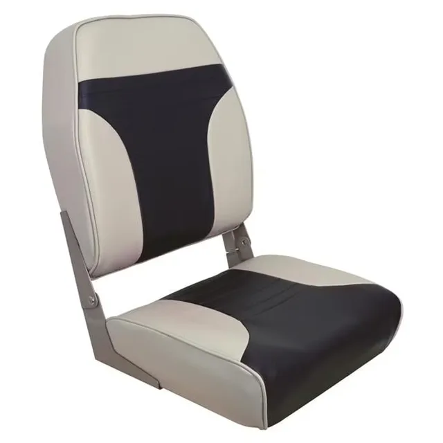 Seat folding gray blue
