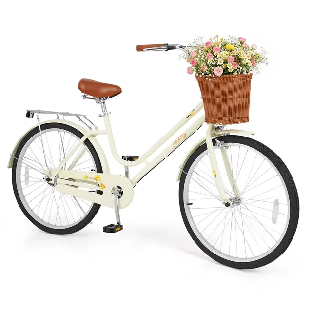 Cruiser Bike 26 in adjustable beige