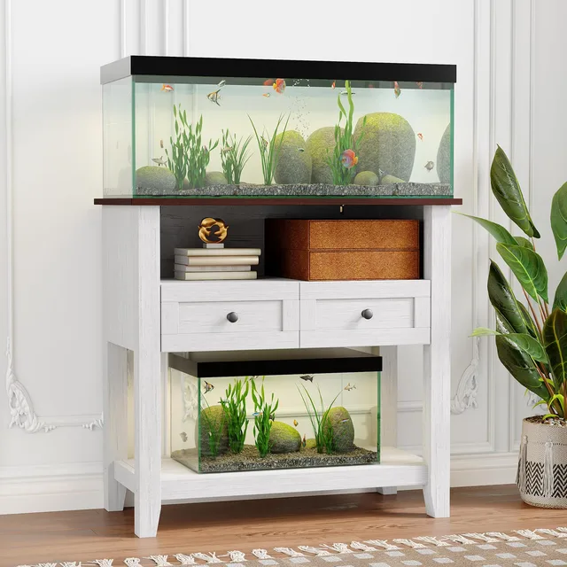 Aquarium Rack 20-29 gallon 660 pound brown