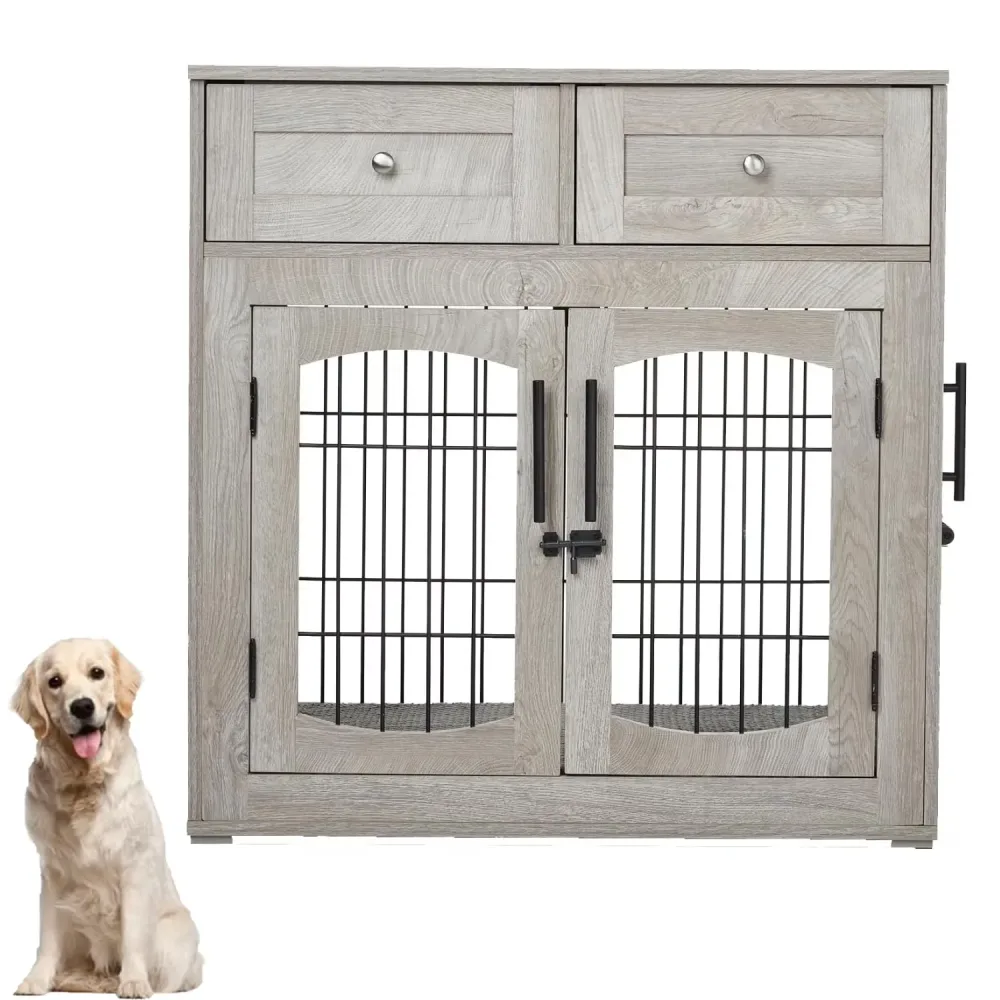 Dog Crate 40" 40 in gray