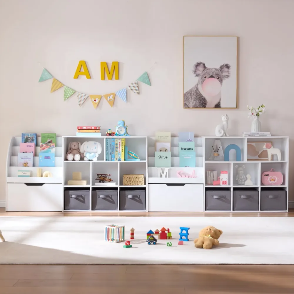 Toy Storage 58.5" white 31.5"