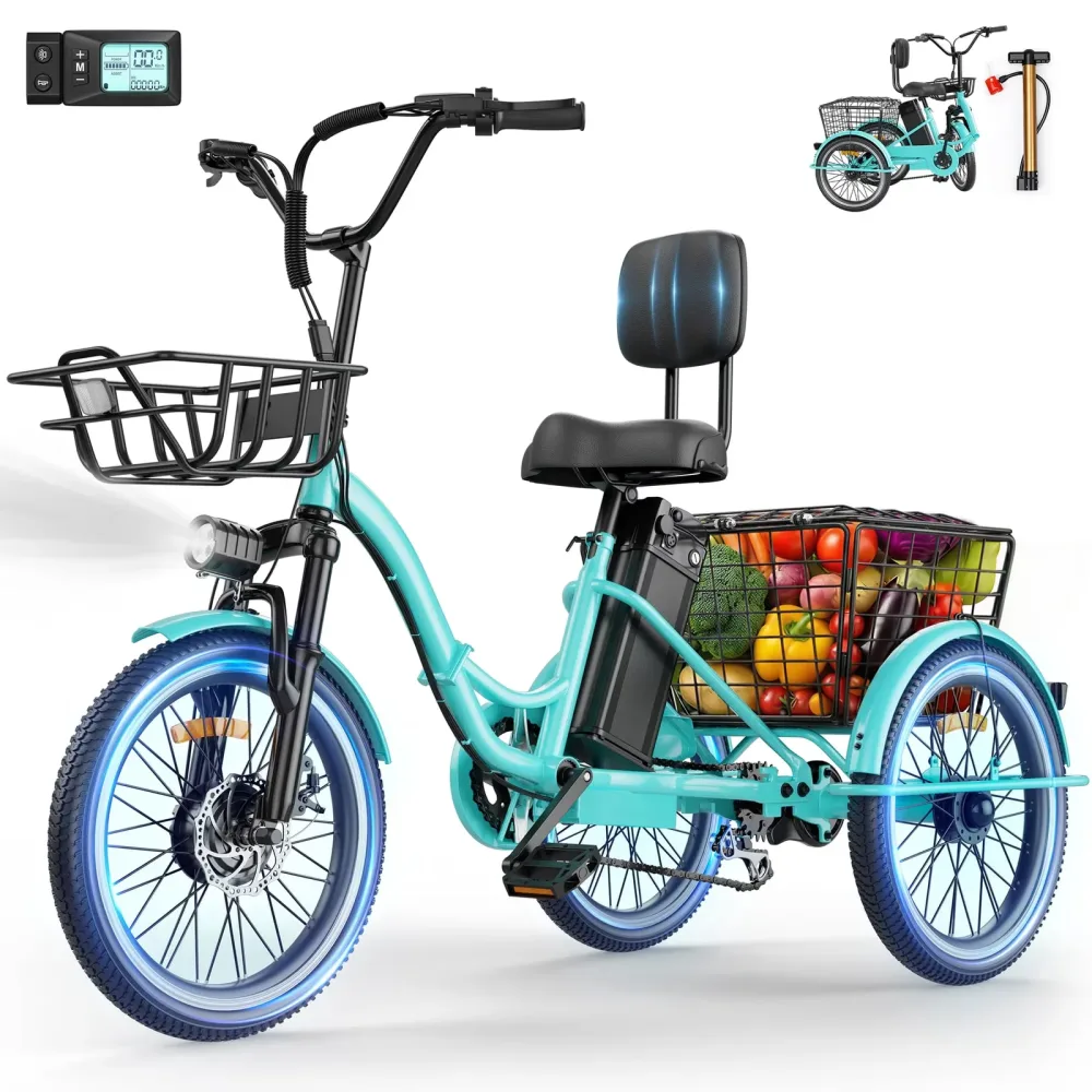 Electric Tricycle 1200w 36v 20"