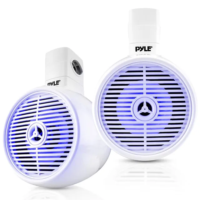Speaker bluetooth led white