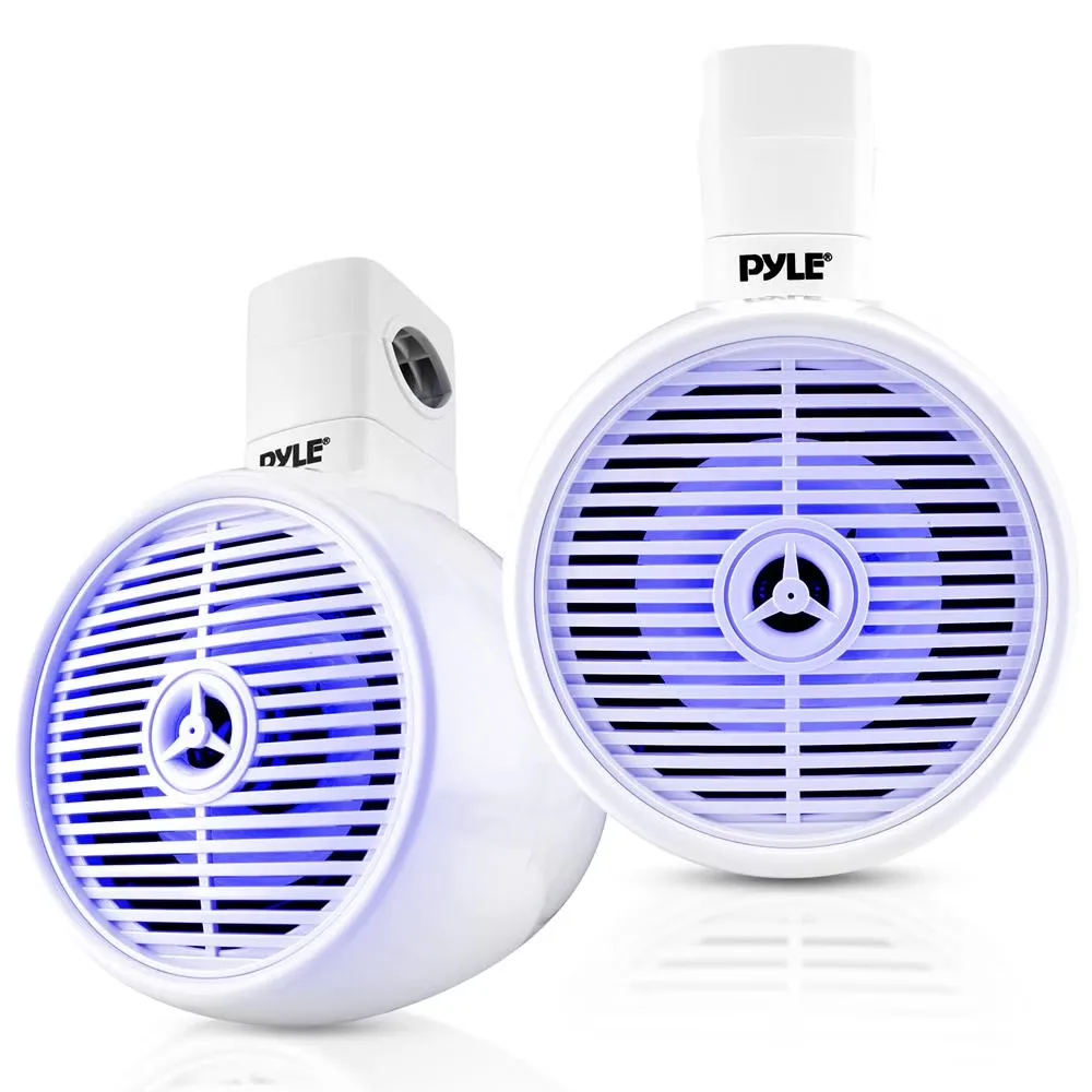 Speaker bluetooth led white