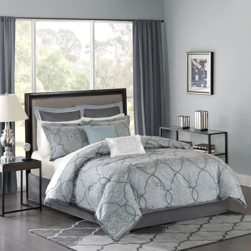 Bed blue