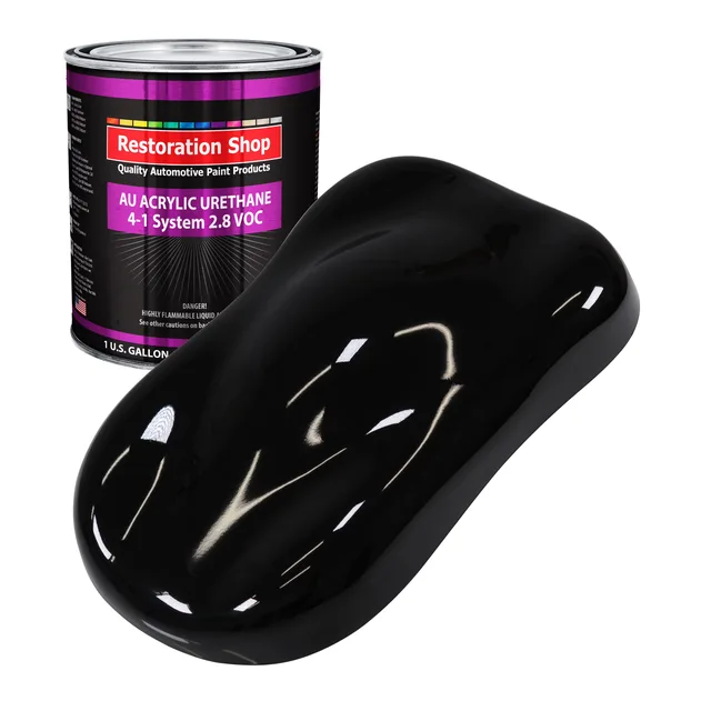 Auto Paint black 1 gallon 1 quart