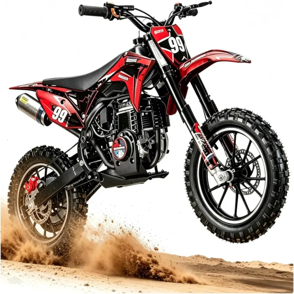 Off-road Motorcycle red