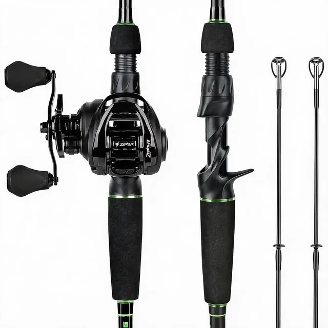 Fishing Rod 6' 6" black