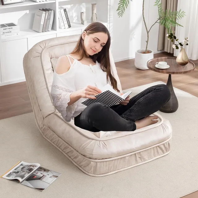 Dog Bed adjustable beige 350 lbs