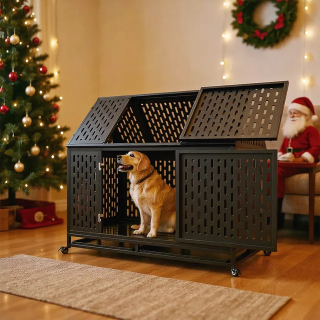 Dog Crate 45" black 70 lbs