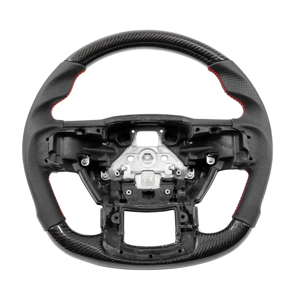 Motorsports Steering red black