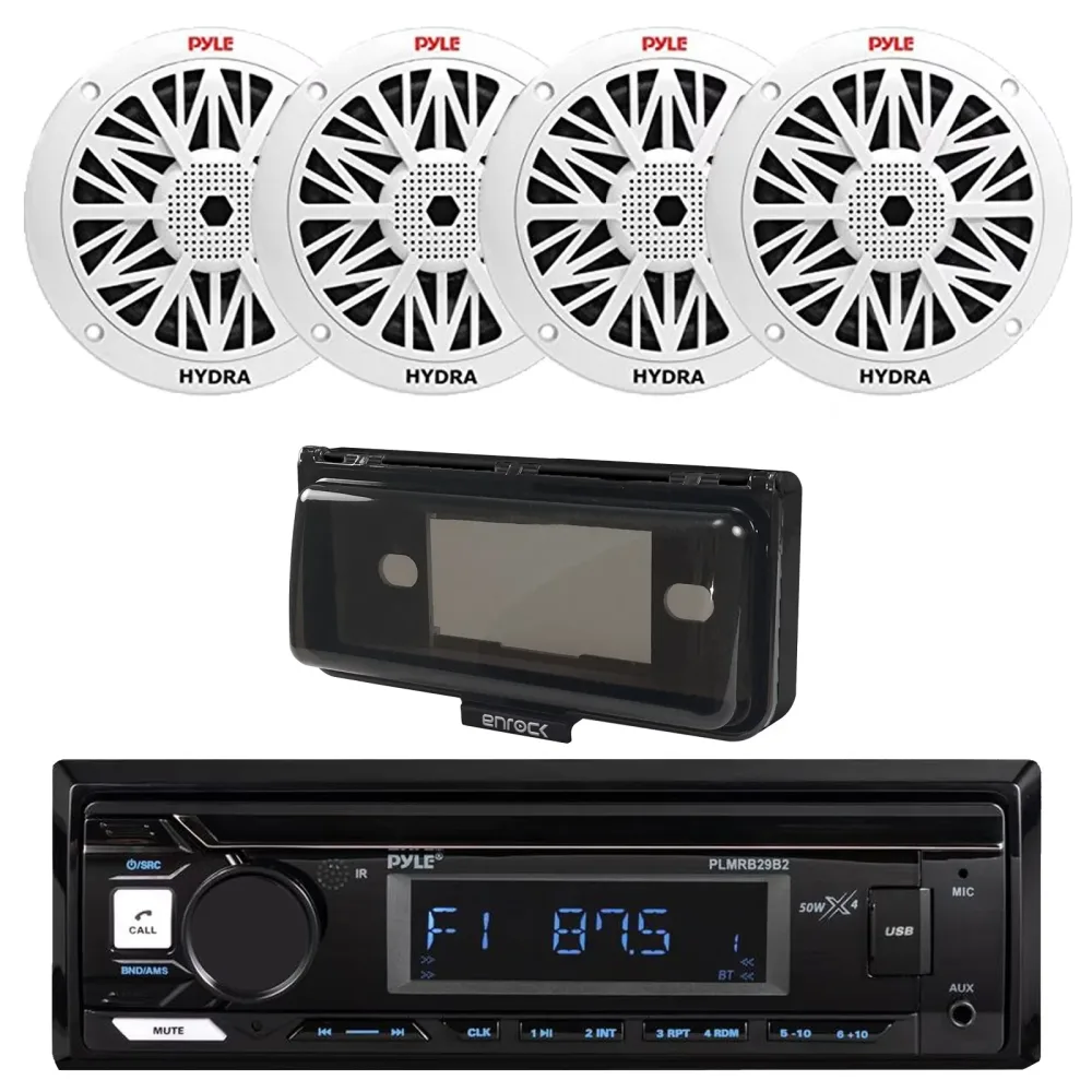 Stereo Receiver 6.5' 200 watt bluetooth