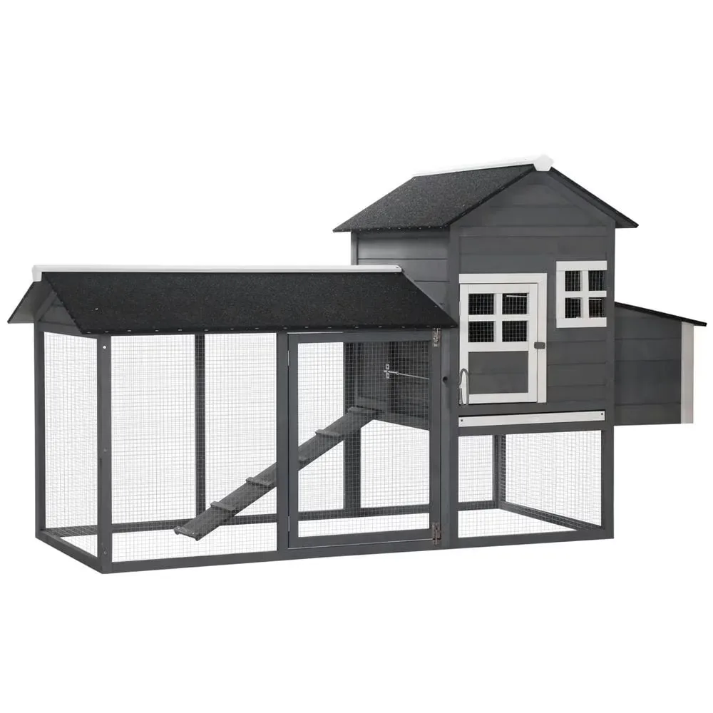 Chicken Coop 84" gray 36"