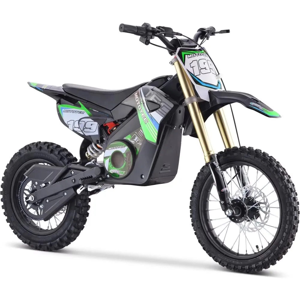 Dirt Bike 48v 1800w green