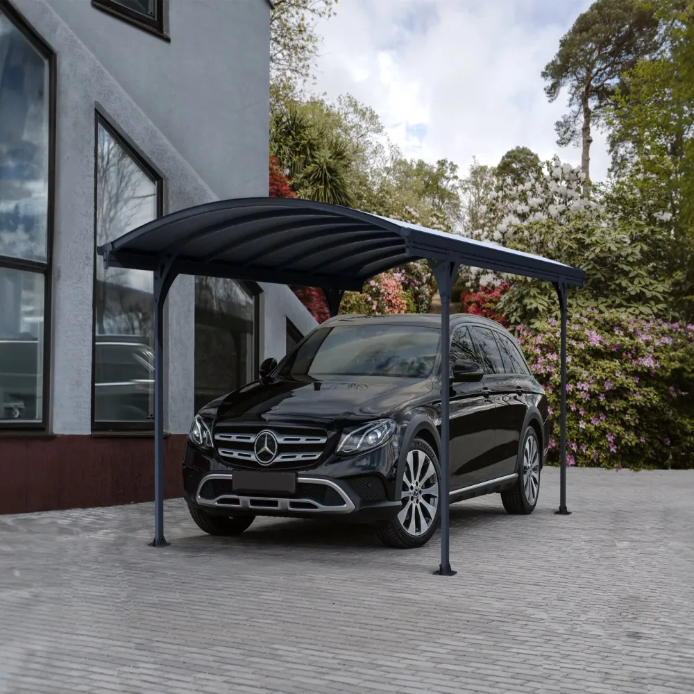 Carport 10' 16' gray