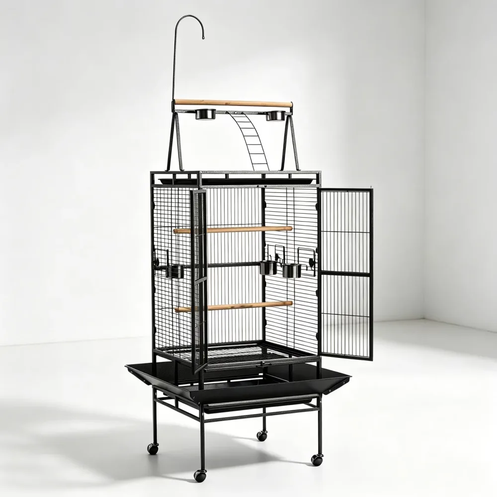 Bird Cage locking black