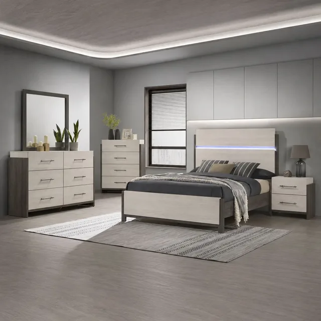 Furniture led white grey